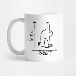 Duck Rabbit optical illusion Mug